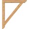 Ekena Millwork Traditional Slat Smooth Bracket w/ Offset Brace, Western Red Cedar, 5 1/2"W x 34"D x 40"H BKT0604X34X40TRA06SWR - alternate 3